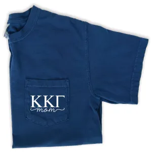 Kappa Kappa Gamma Mom T-Shirt - Navy