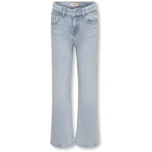 kids ONLY Light Blue Denim Juicy Life Wide Leg Denim Jeans Noos