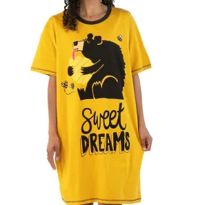 Lazy One Women's Nightshirt | Sweet Dreams Bear