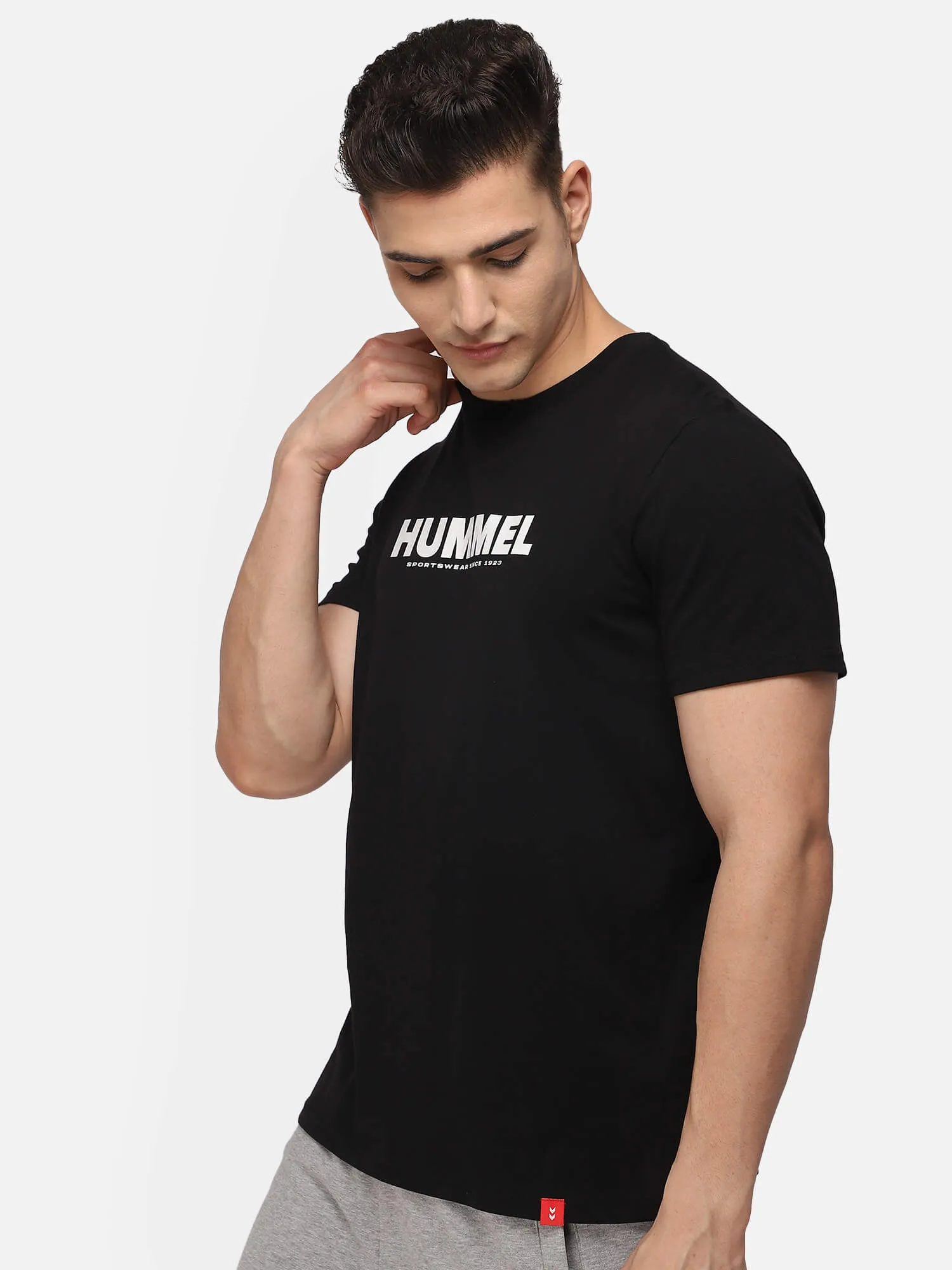 Legacy Round Neck Cotton Rich Half Sleeve Solid Regular fit Cottonpoly T-shirt for Men Comfortable soft Breathable Fabric Stretchable for Everyday Use Ideal for Casualwear