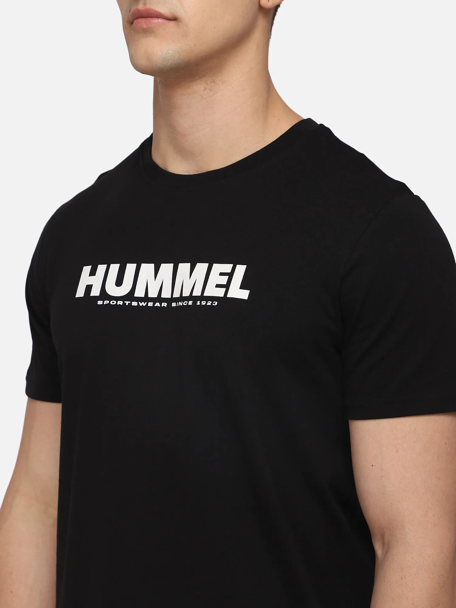 Legacy Round Neck Cotton Rich Half Sleeve Solid Regular fit Cottonpoly T-shirt for Men Comfortable soft Breathable Fabric Stretchable for Everyday Use Ideal for Casualwear