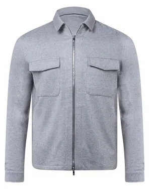 Light Grey Baseball Jacket