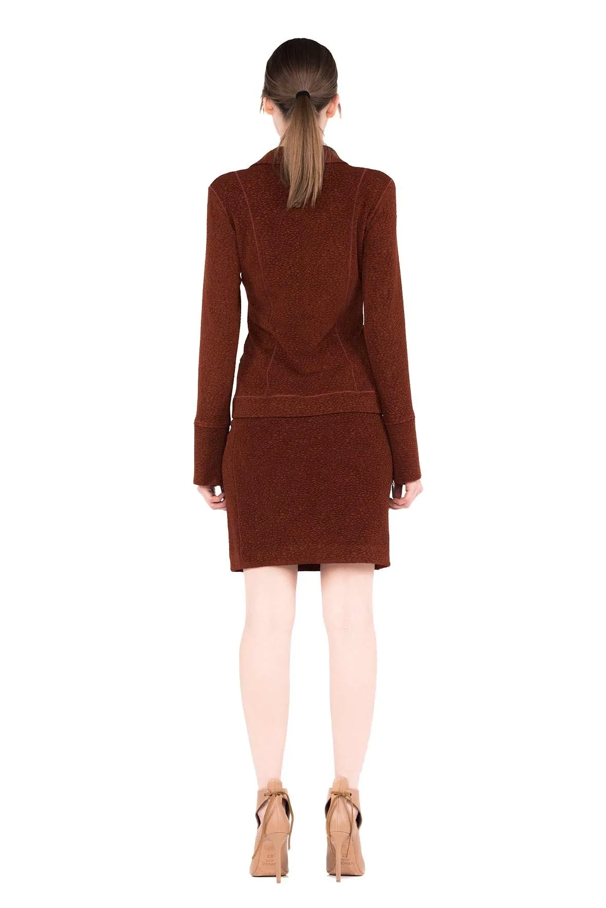 Lined Side Zipper Jacket