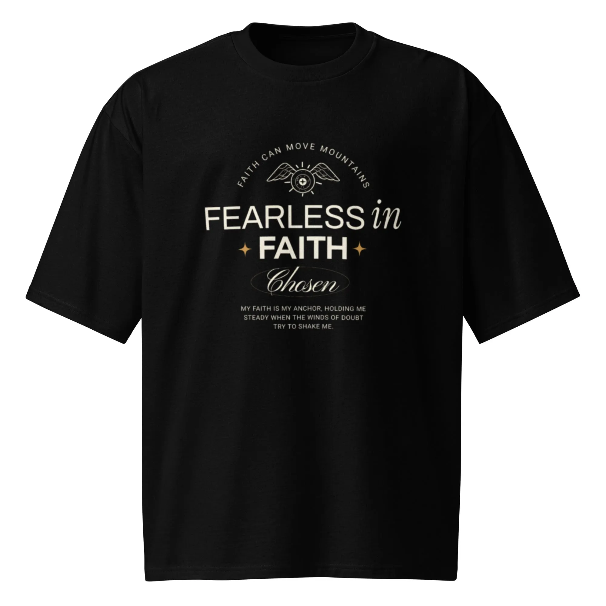 Live Fearless, Live Faithful Oversized T-shirt (unisex)