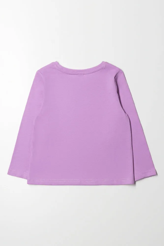 Long Sleeve T-Shirt Purple