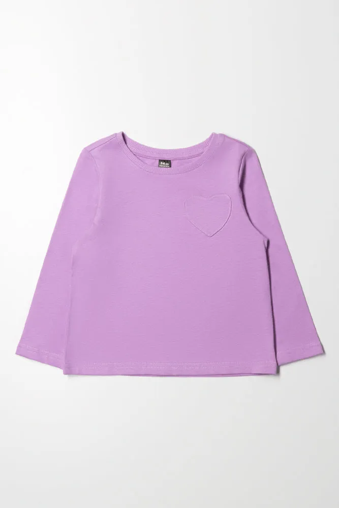 Long Sleeve T-Shirt Purple