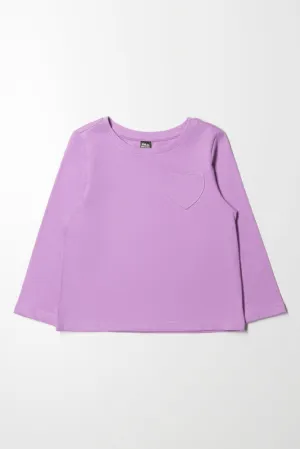 Long Sleeve T-Shirt Purple