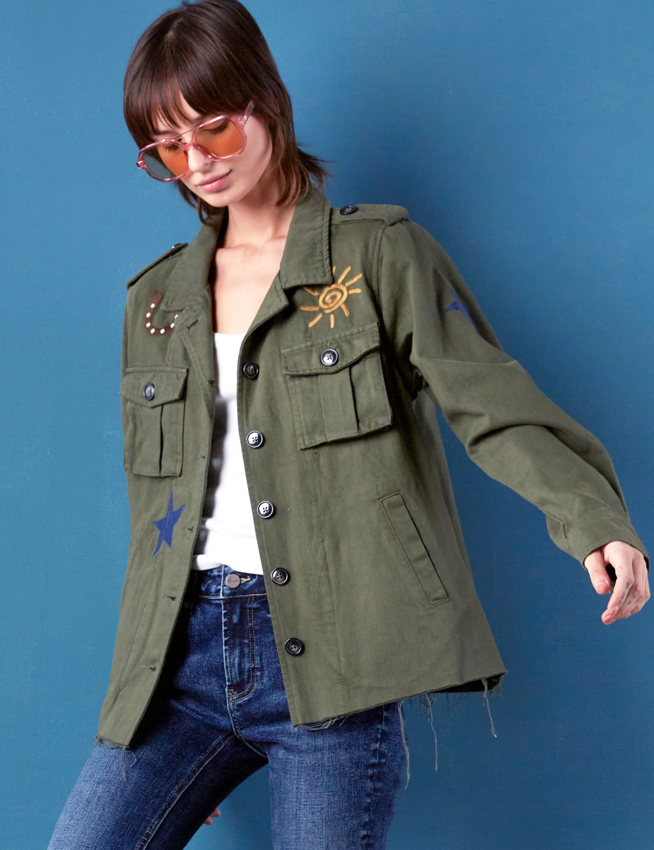 Lucky Me Embroidered Jacket