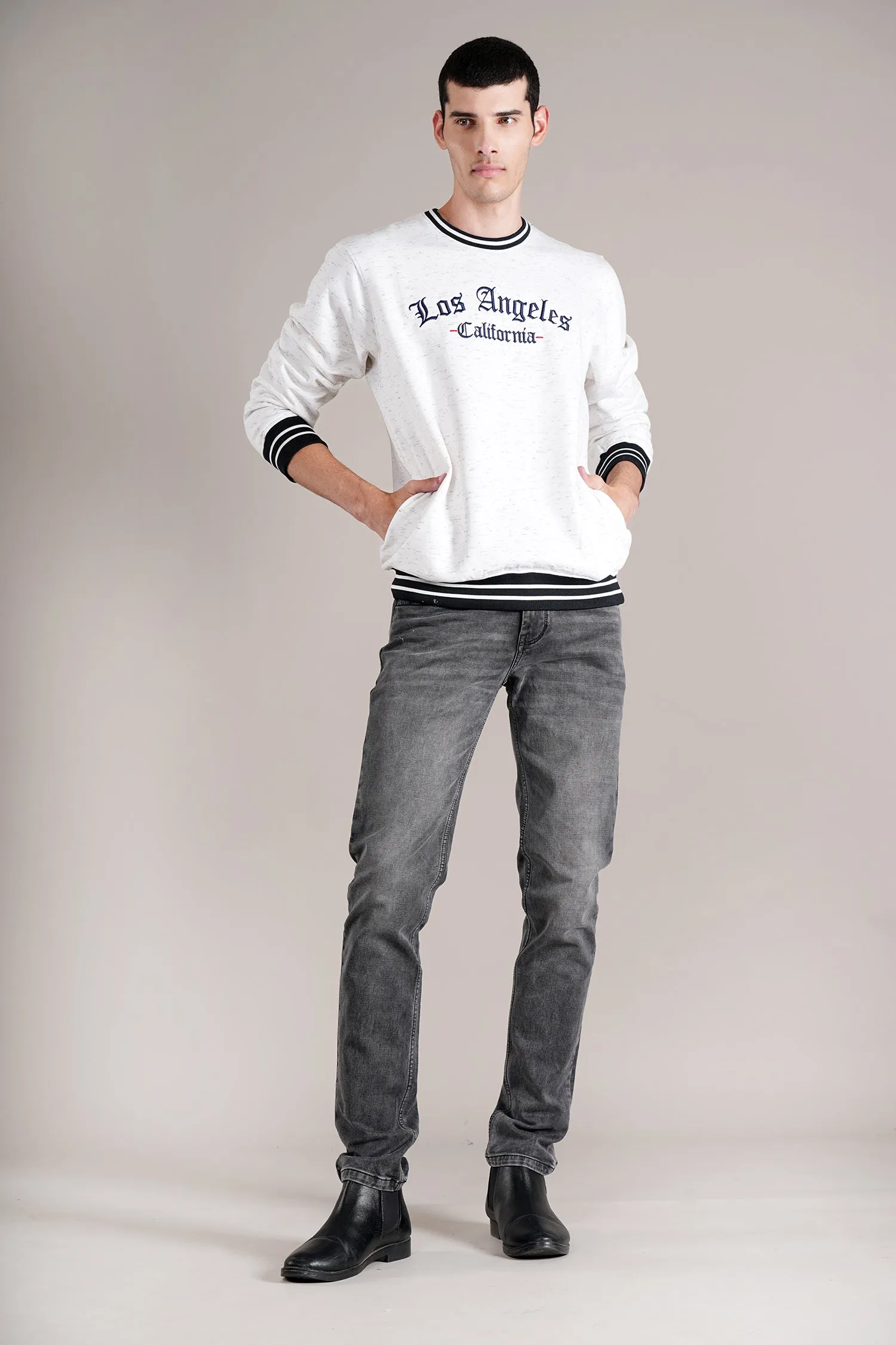 Men's Ultra Narrow Fit Solid Black Jeans