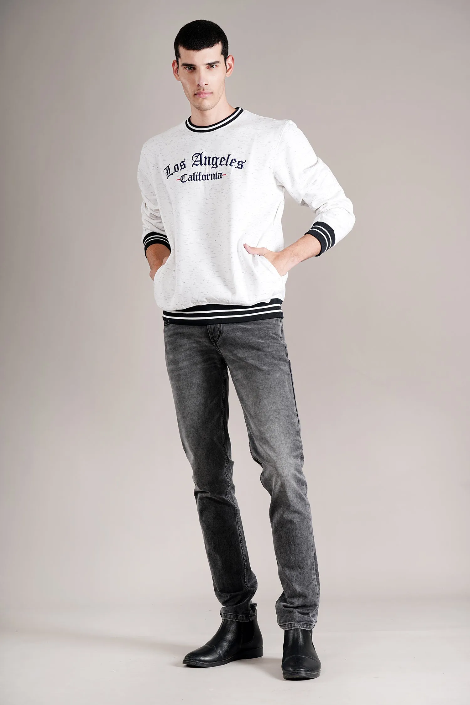 Men's Ultra Narrow Fit Solid Black Jeans