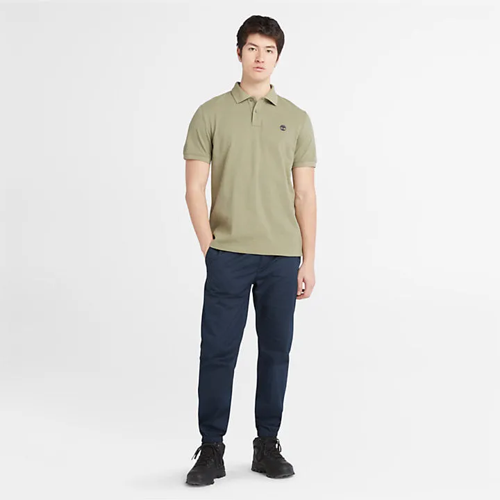 Millers River Short Sleeve Pique Polo For Men
