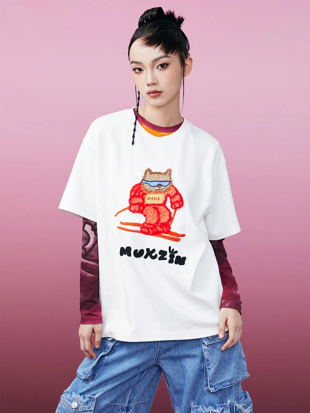 MUKZIN Classic Loose Casual Comfortable T-shirt 2-colors