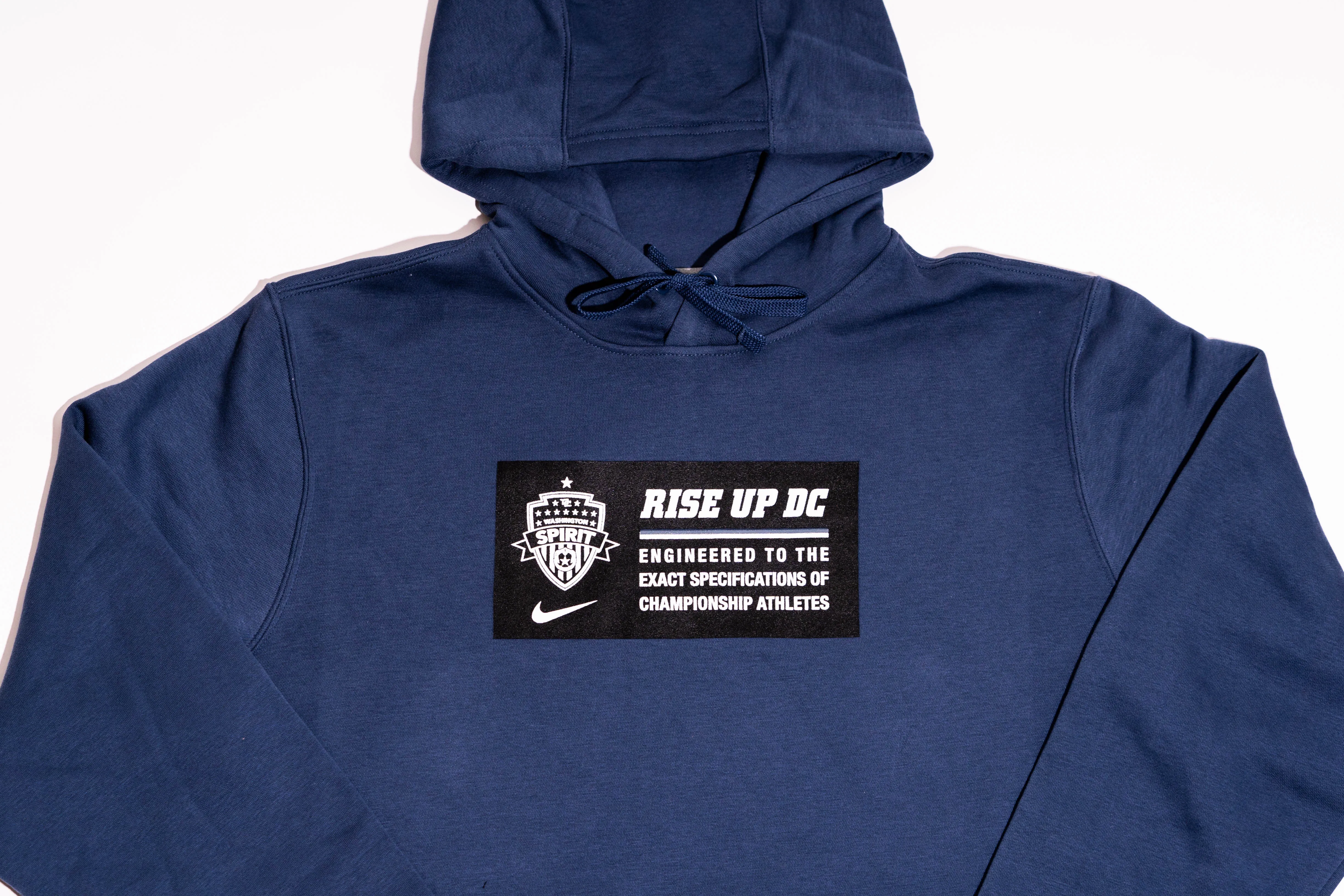 Nike Thunder Blue Rise Up DC Fleece Hoodie