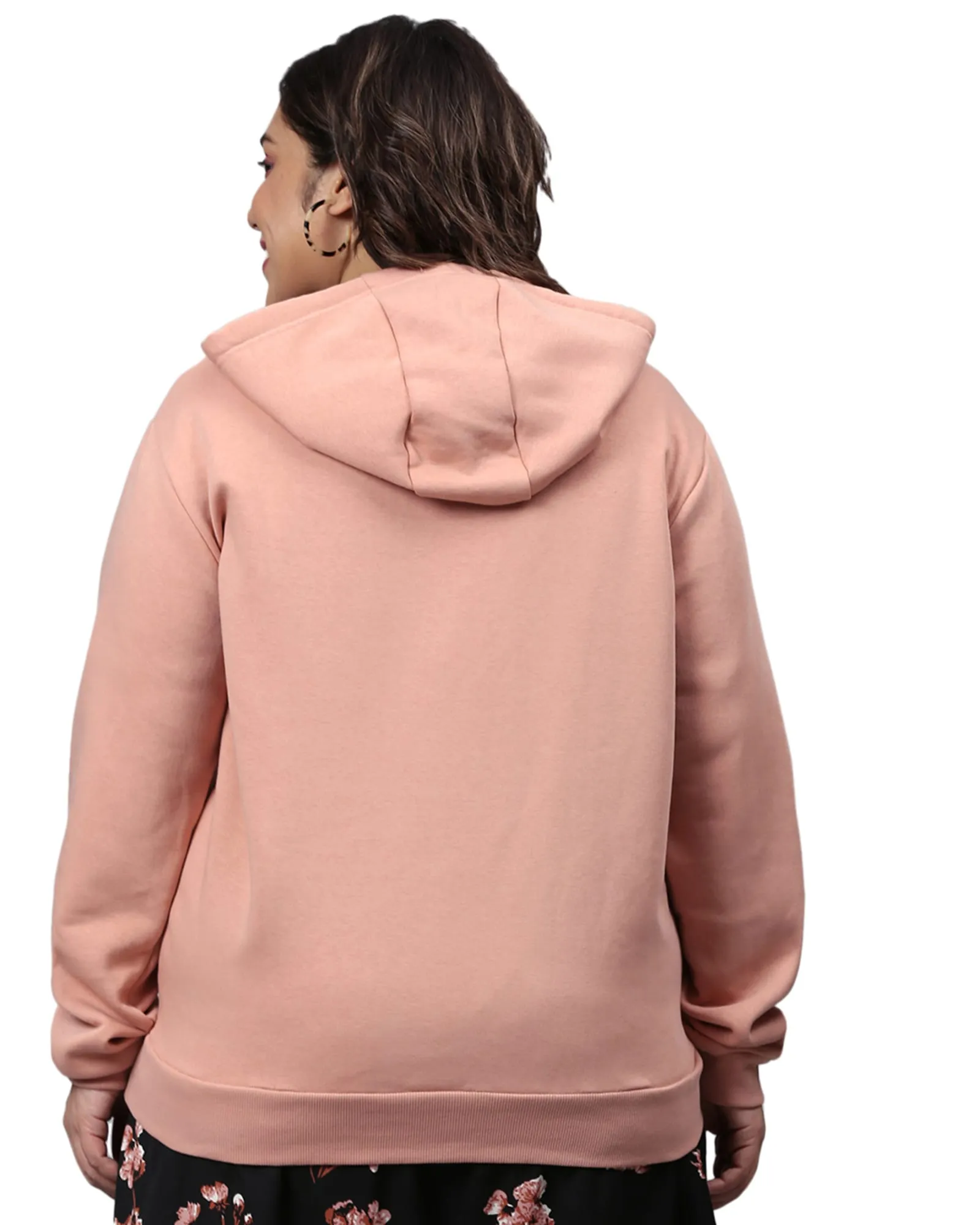 Peach "Boss Babe" Hooded Sweatshirt | Peach