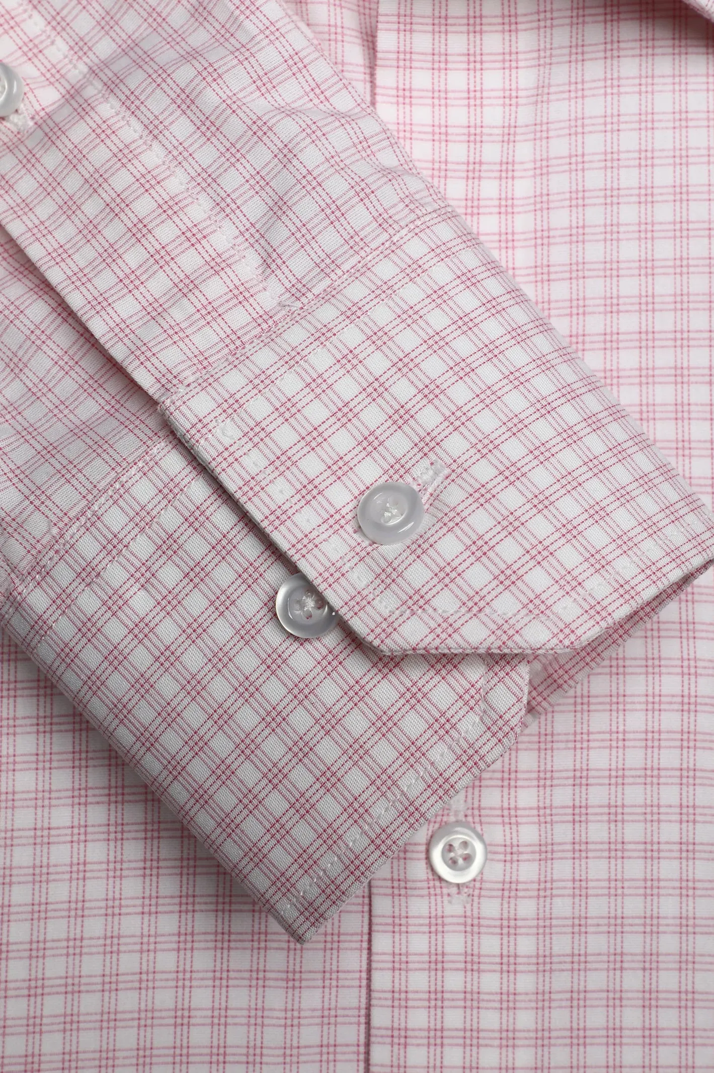 Pink Check Formal Shirt