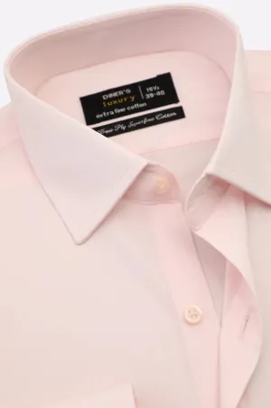 Pink Plain Formal Shirt
