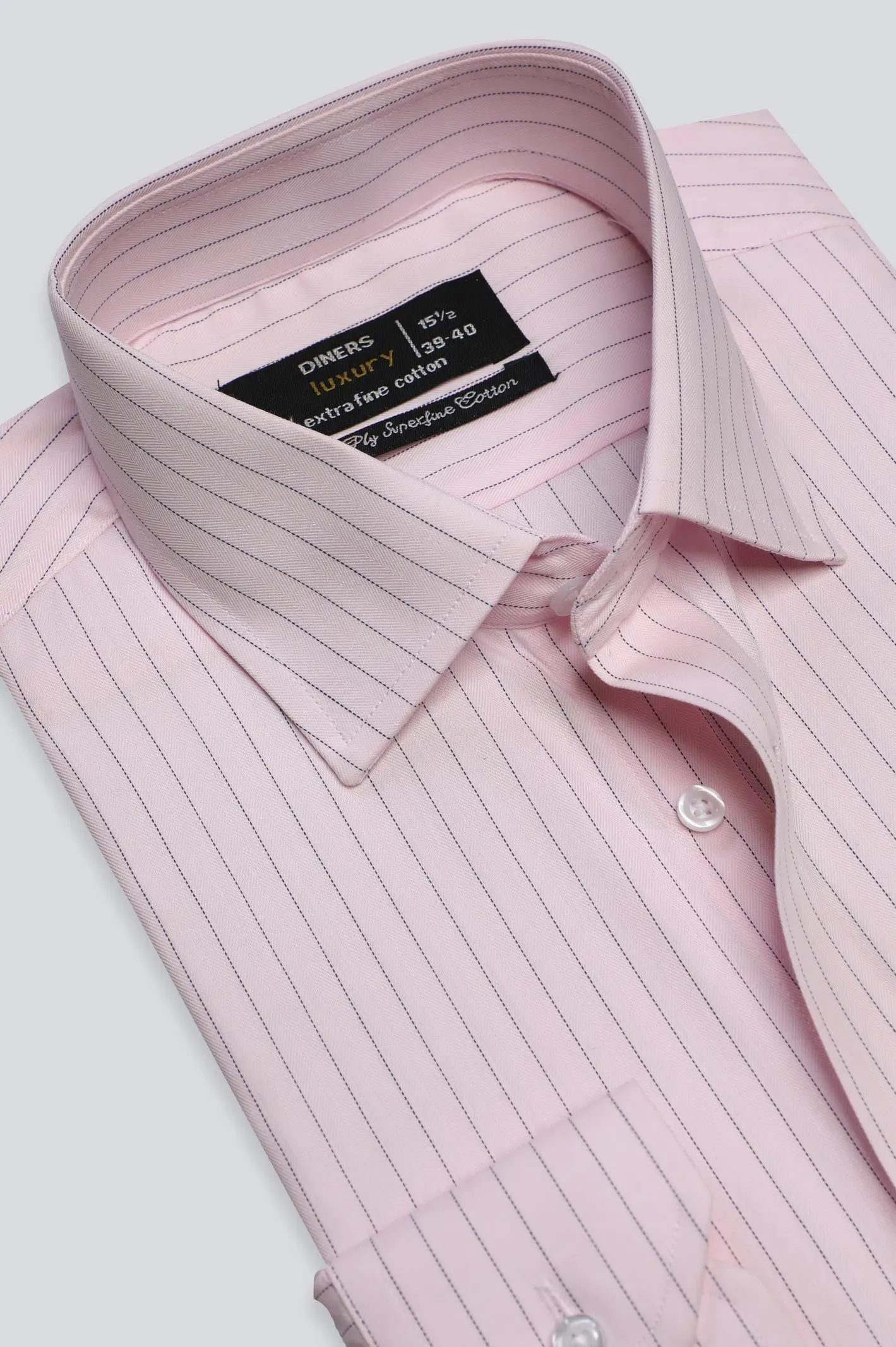Pink Stripe Formal Shirt