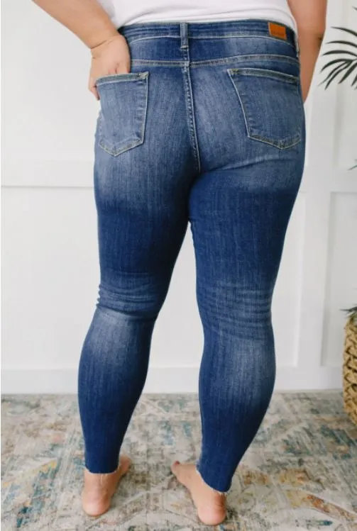 Plus Size Animal Patch Distressed Jeans