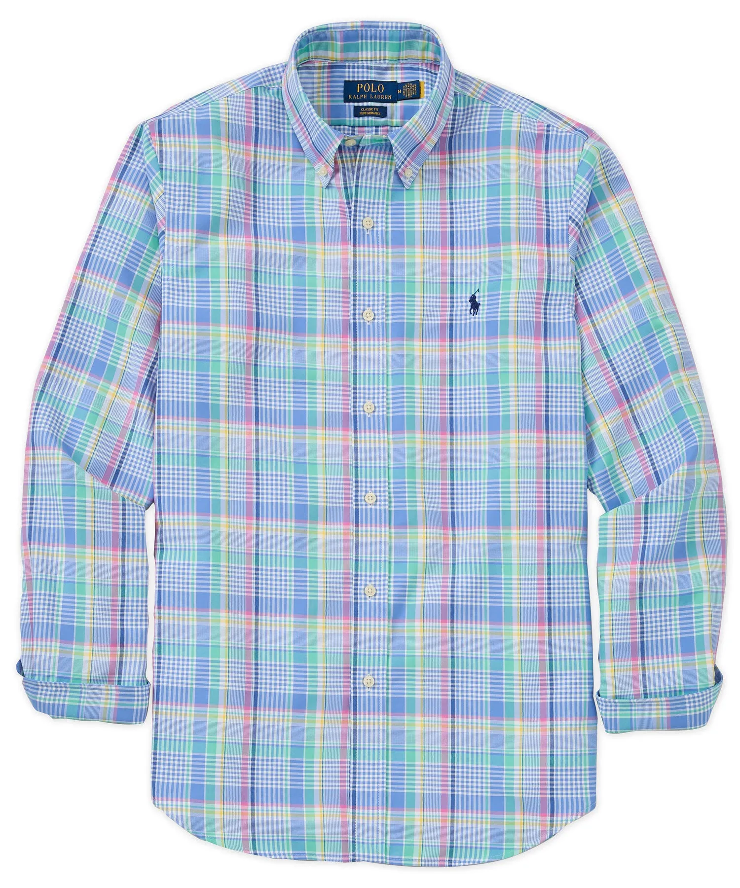 Polo Ralph Lauren Long Sleeve Button Down Collar Performance Sport Shirt