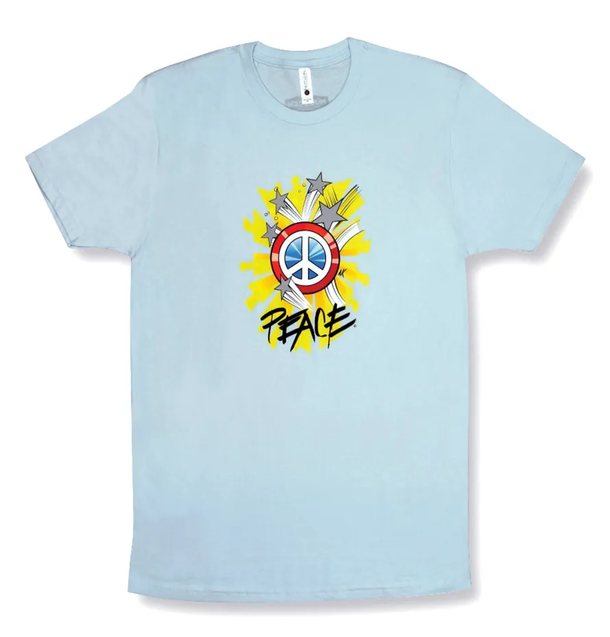 Positive Message Short Sleeve T-Shirt | 100% Cotton | Captain Peace
