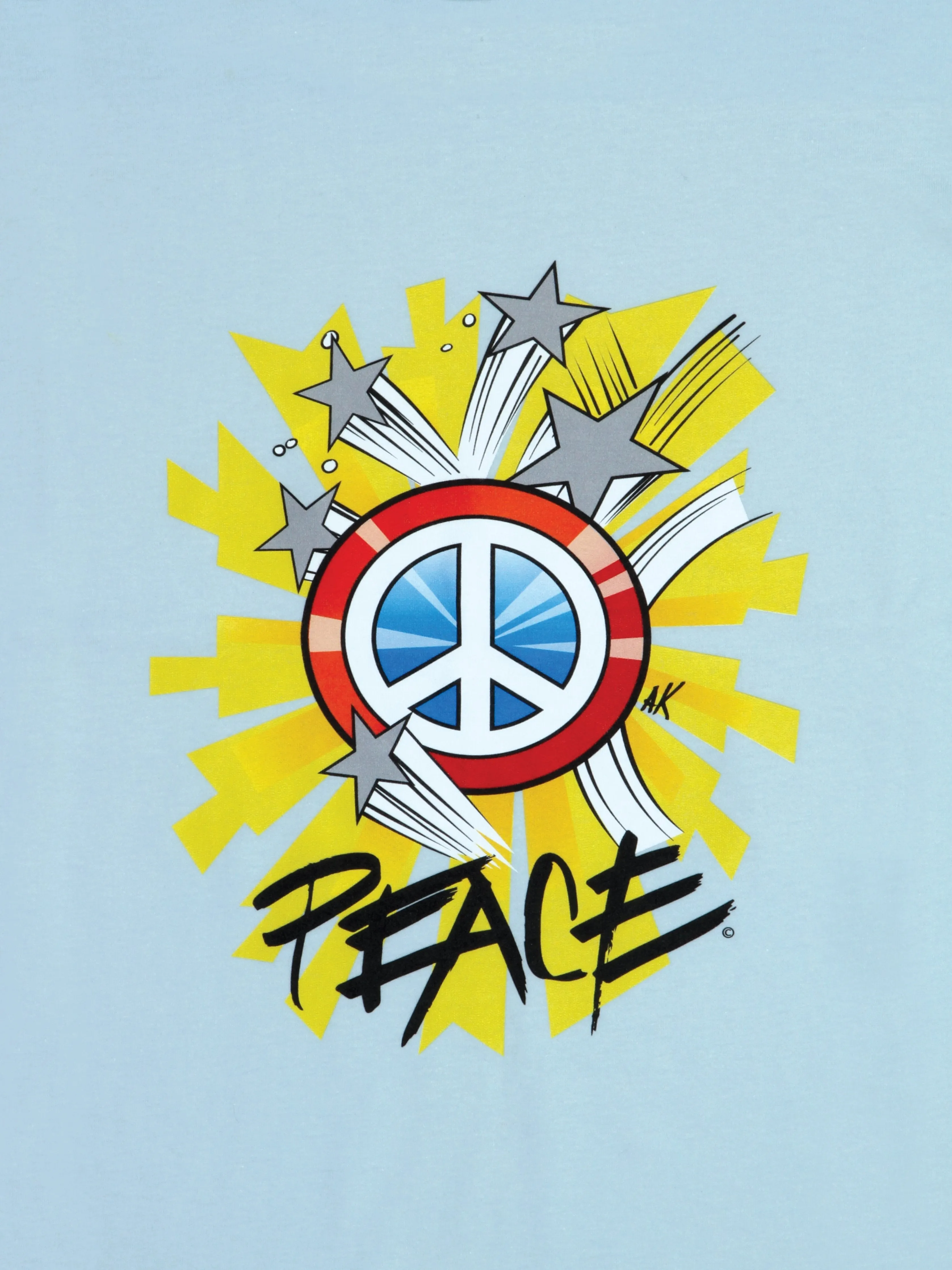 Positive Message Short Sleeve T-Shirt | 100% Cotton | Captain Peace