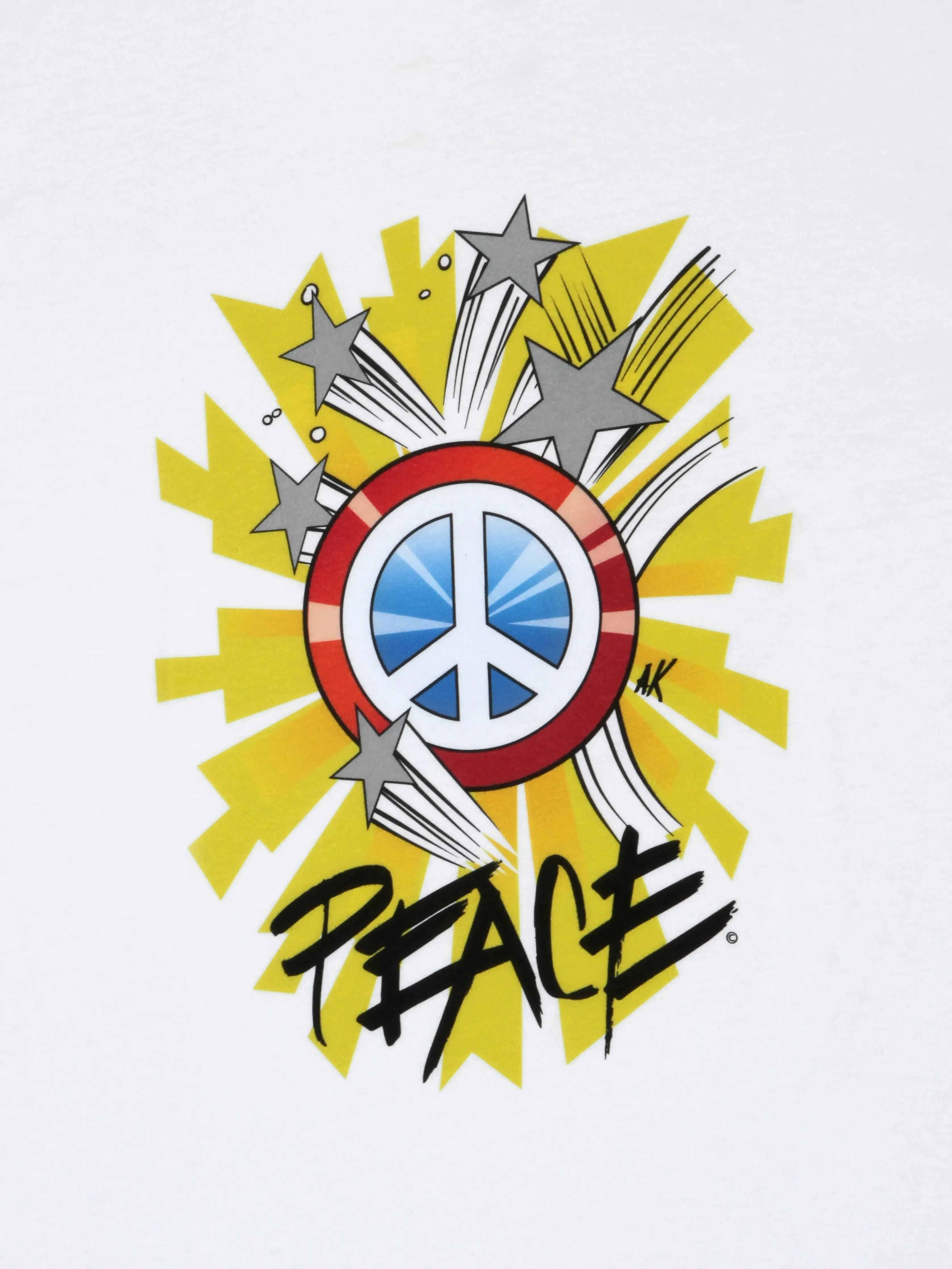 Positive Message Short Sleeve T-Shirt | 100% Cotton | Captain Peace