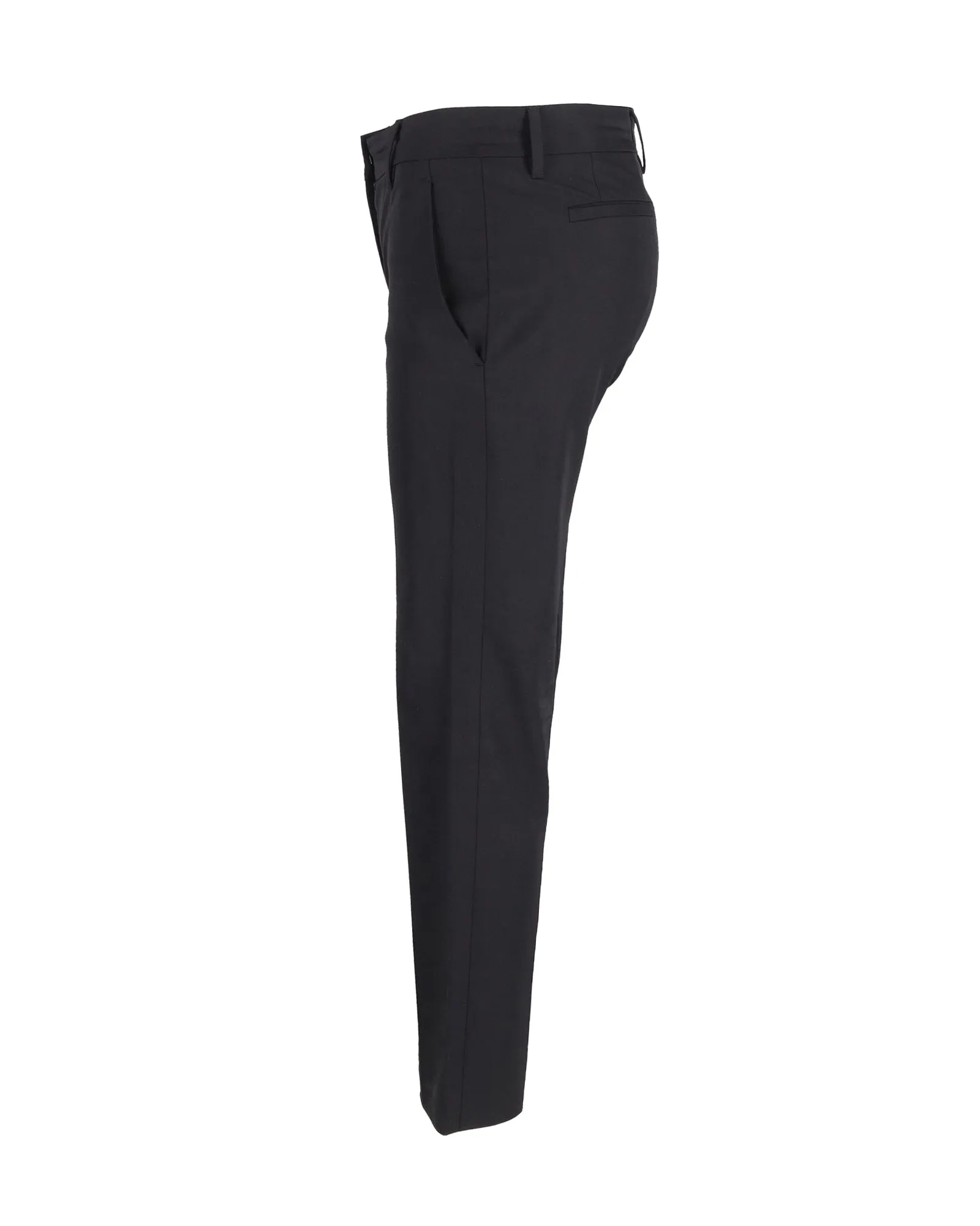 Prada Straight-leg Trousers in Black Nylon
