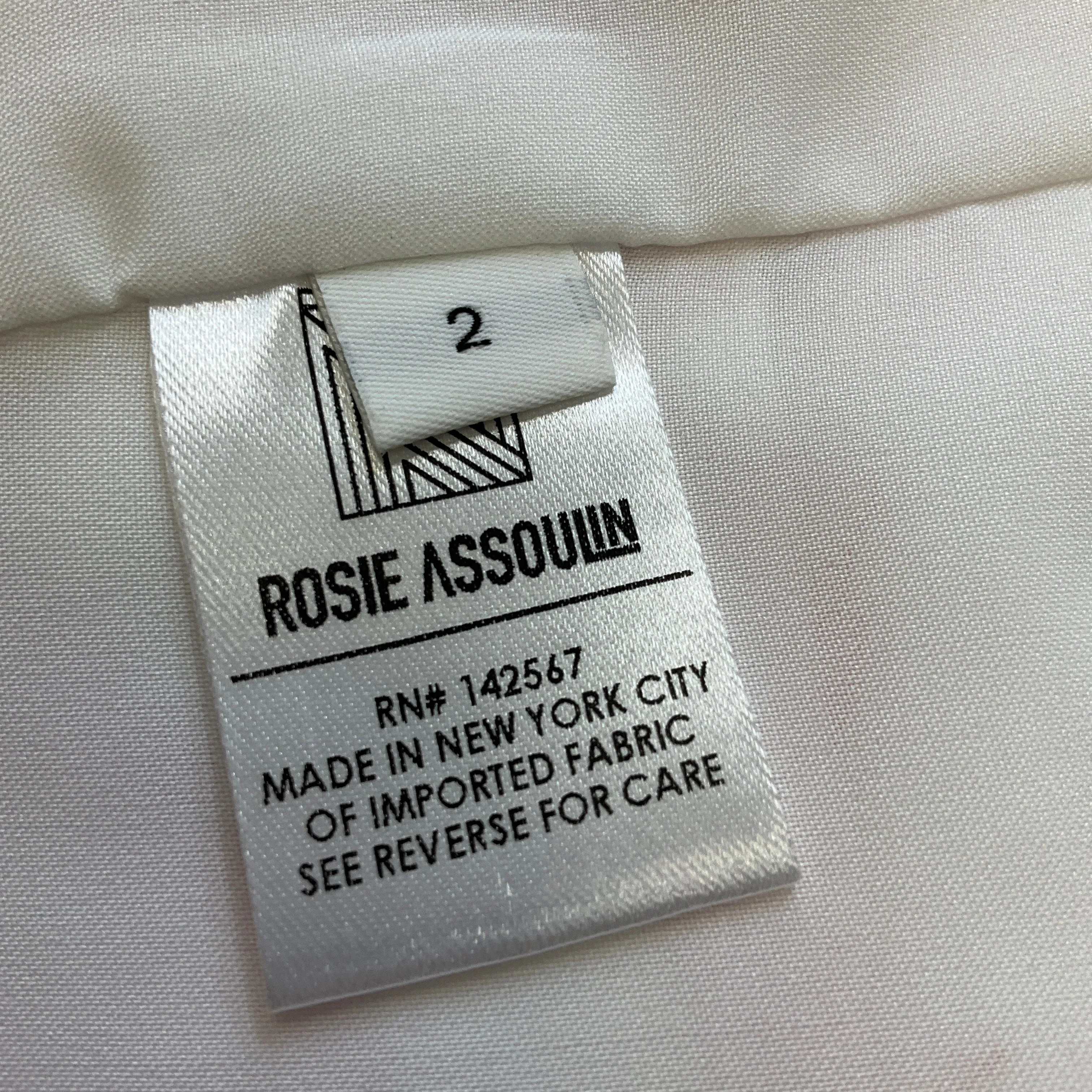 Rosie Assoulin Red Classic Printed Cady Blazer