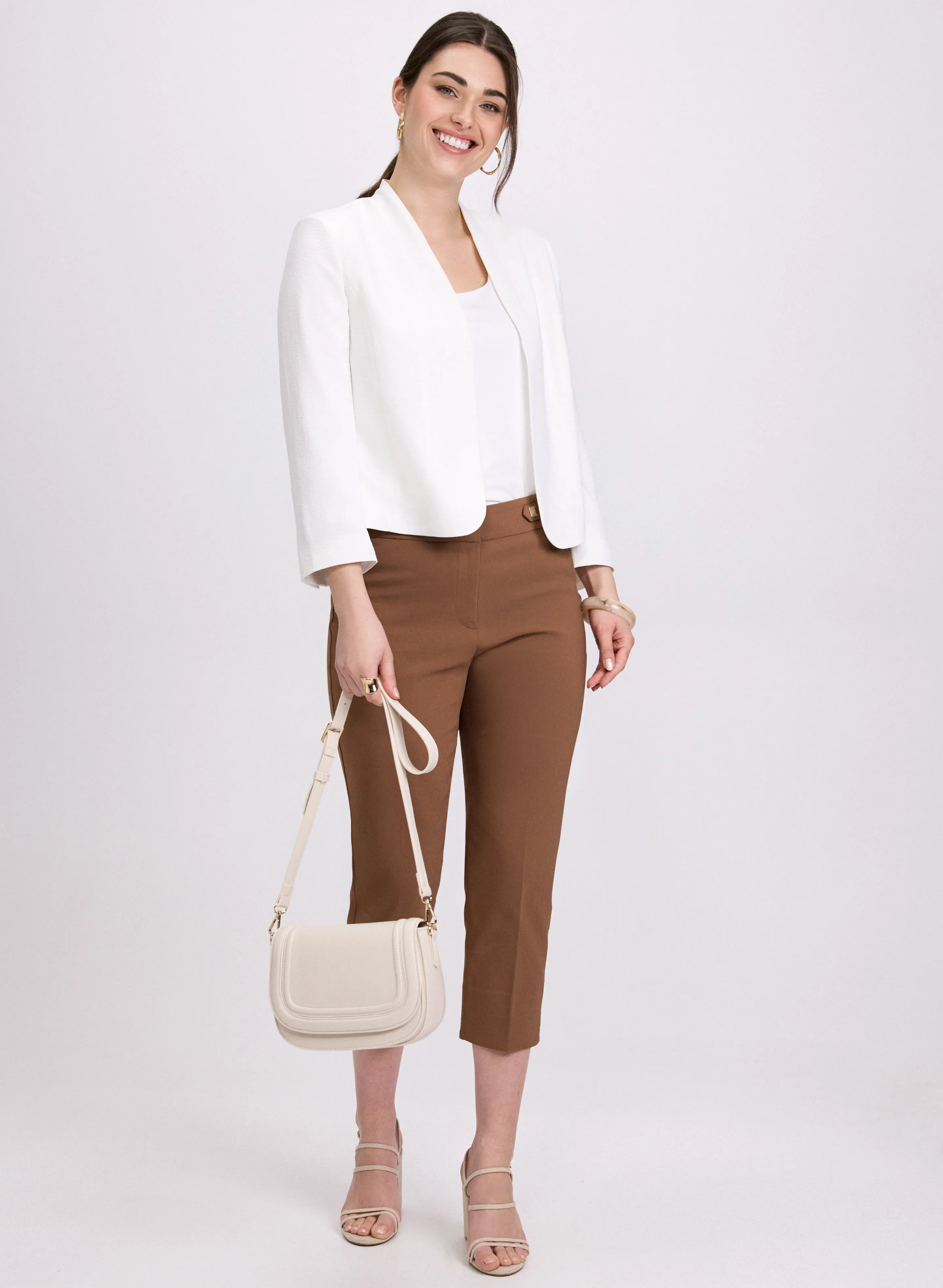 Short Collarless Jacket