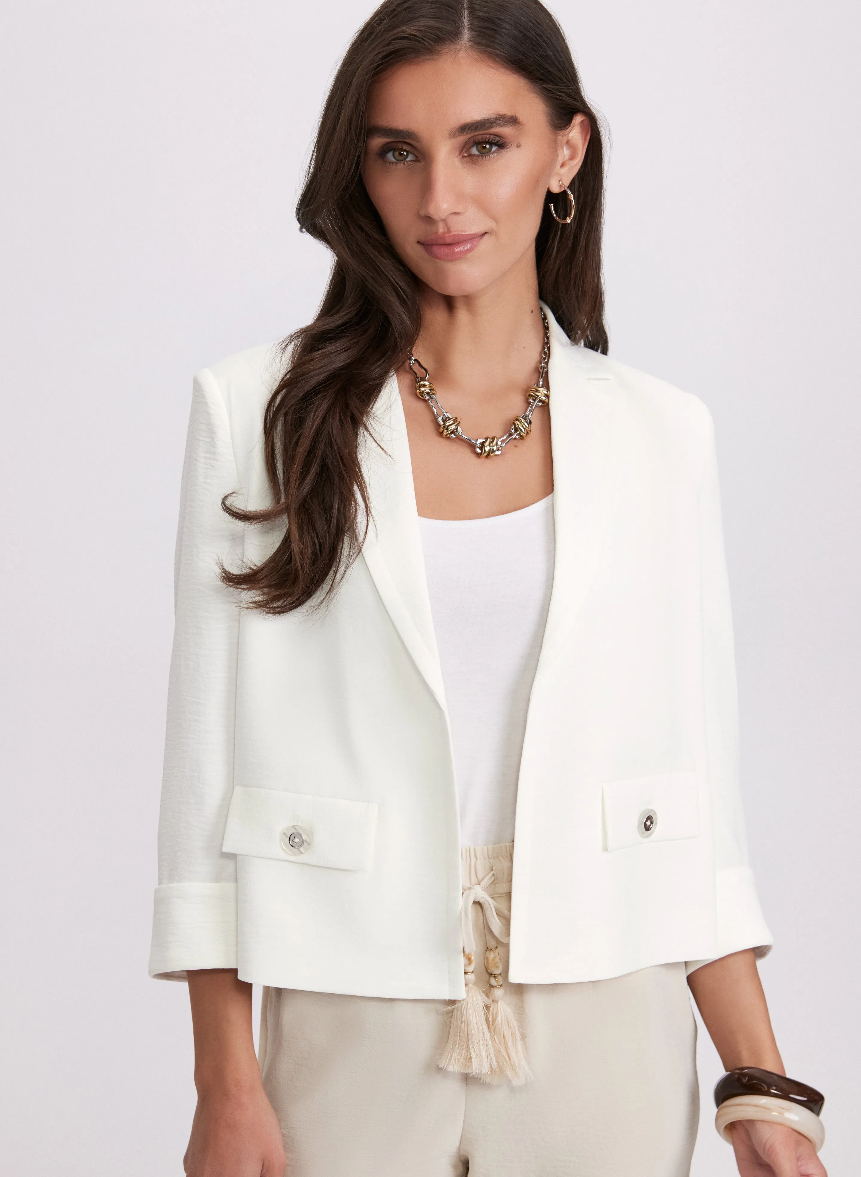 Short Notch Collar Jacket