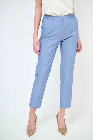 Slim fit ankle length tailored trousers wholesale