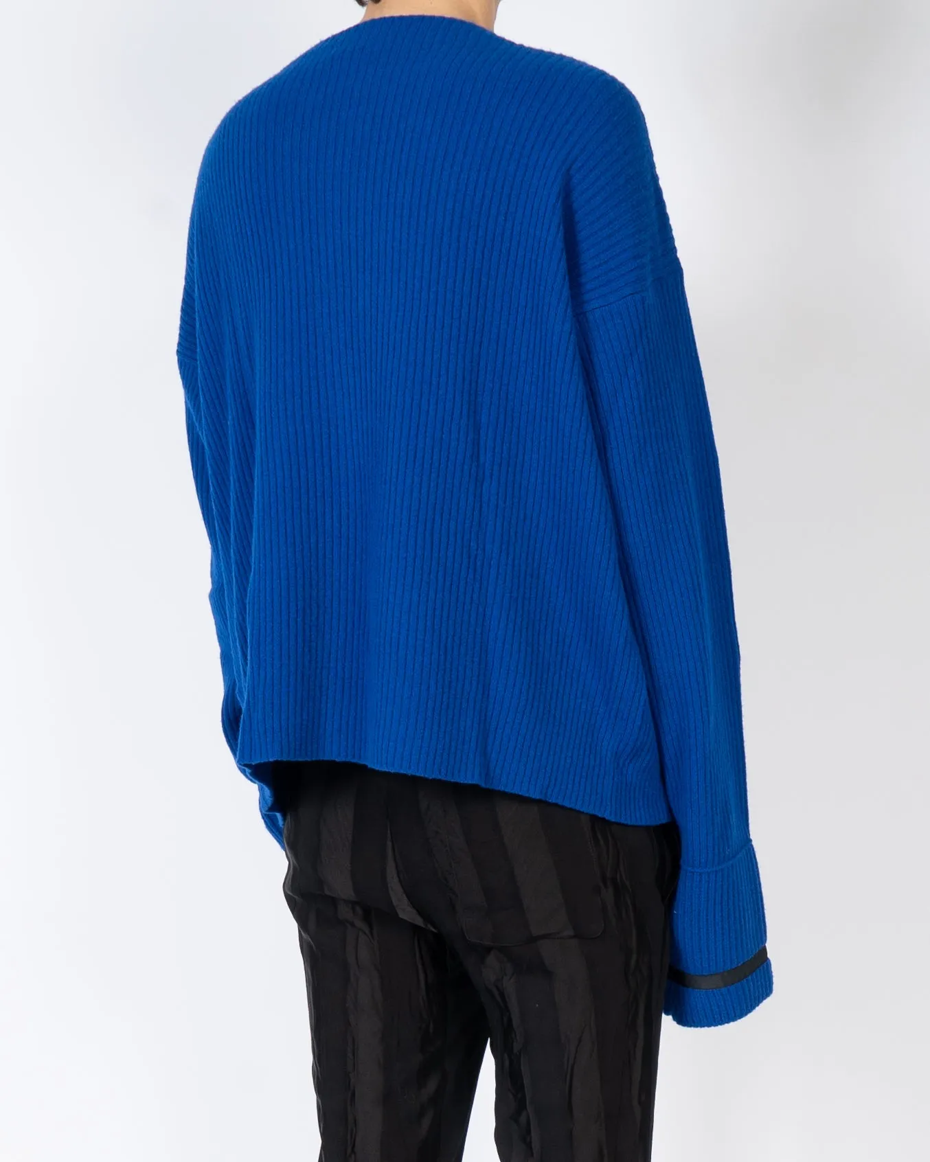 SS17 Invidia Blue Boat Neck Jumper Knit