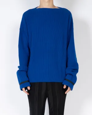 SS17 Invidia Blue Boat Neck Jumper Knit