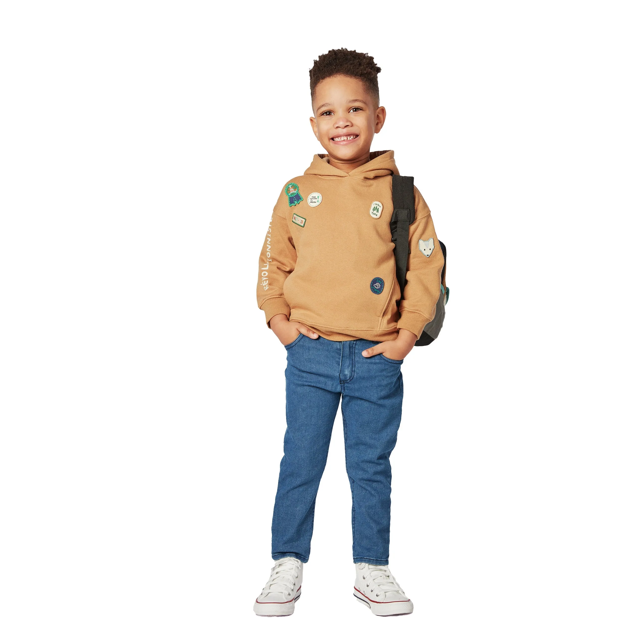 Sustainable Boy's Regular Fit Jeans | Eco-Friendly & Durable