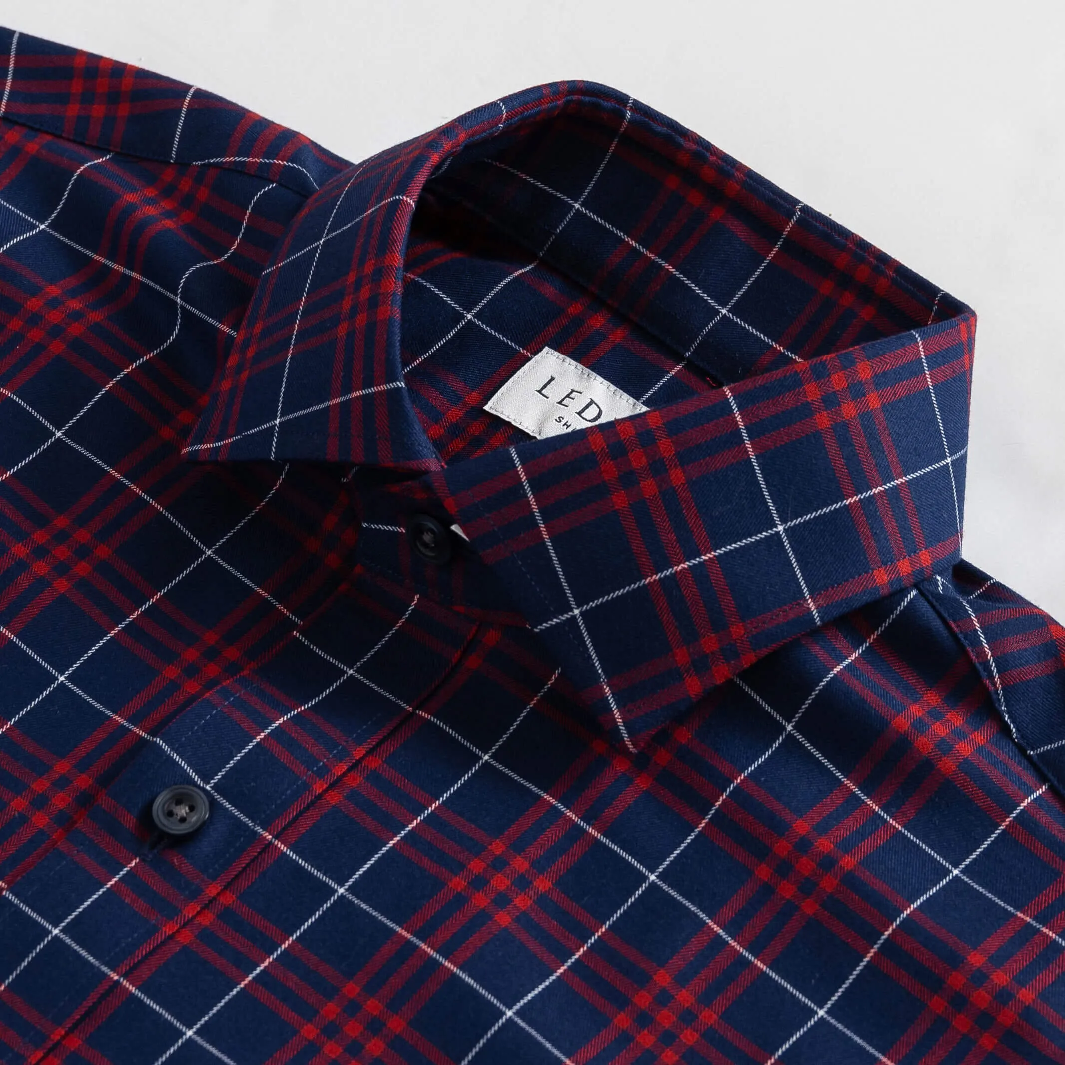 The Red Jensen Plaid Custom Shirt
