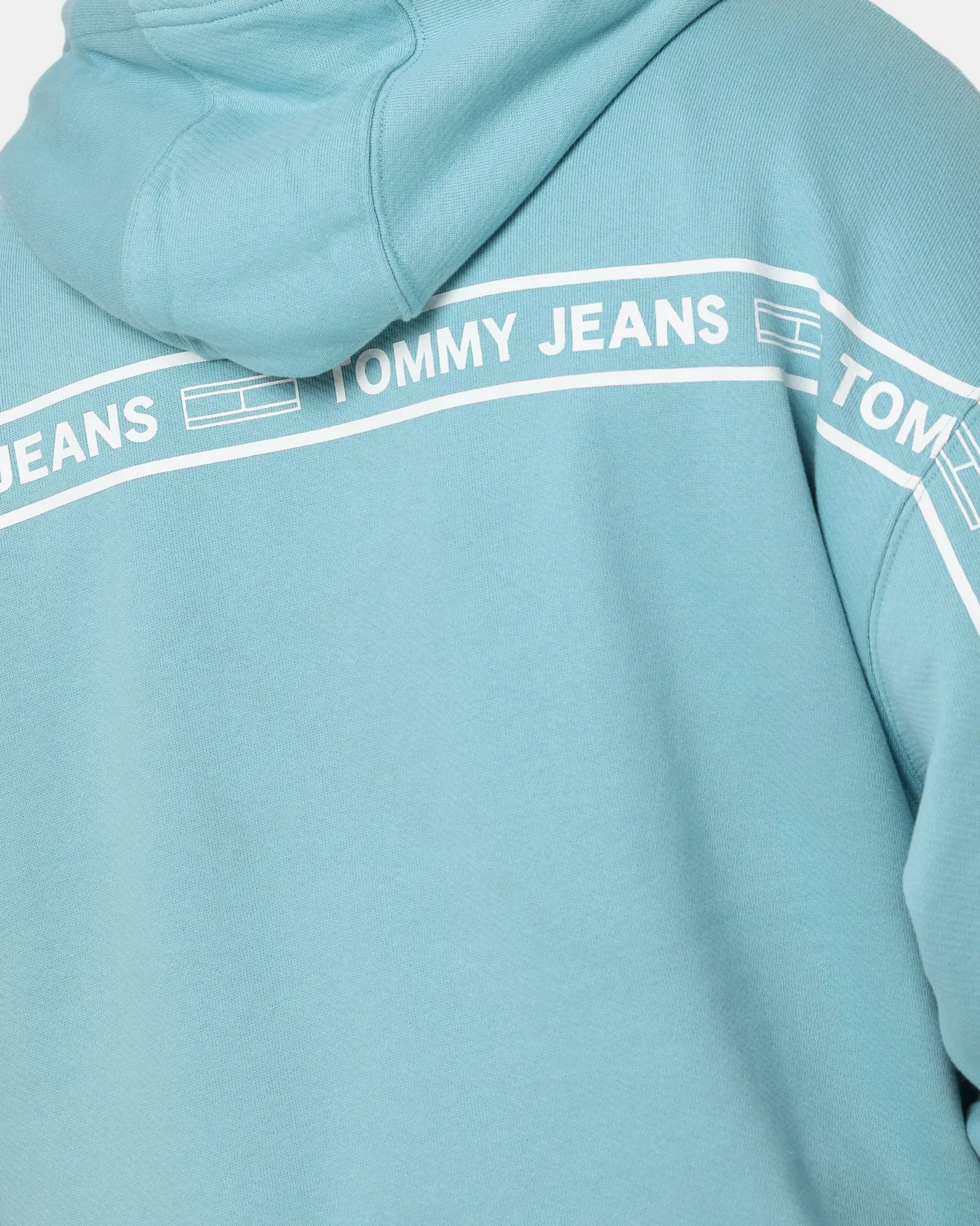 Tommy Jeans Tape Quarter Zip Hoodie Crest