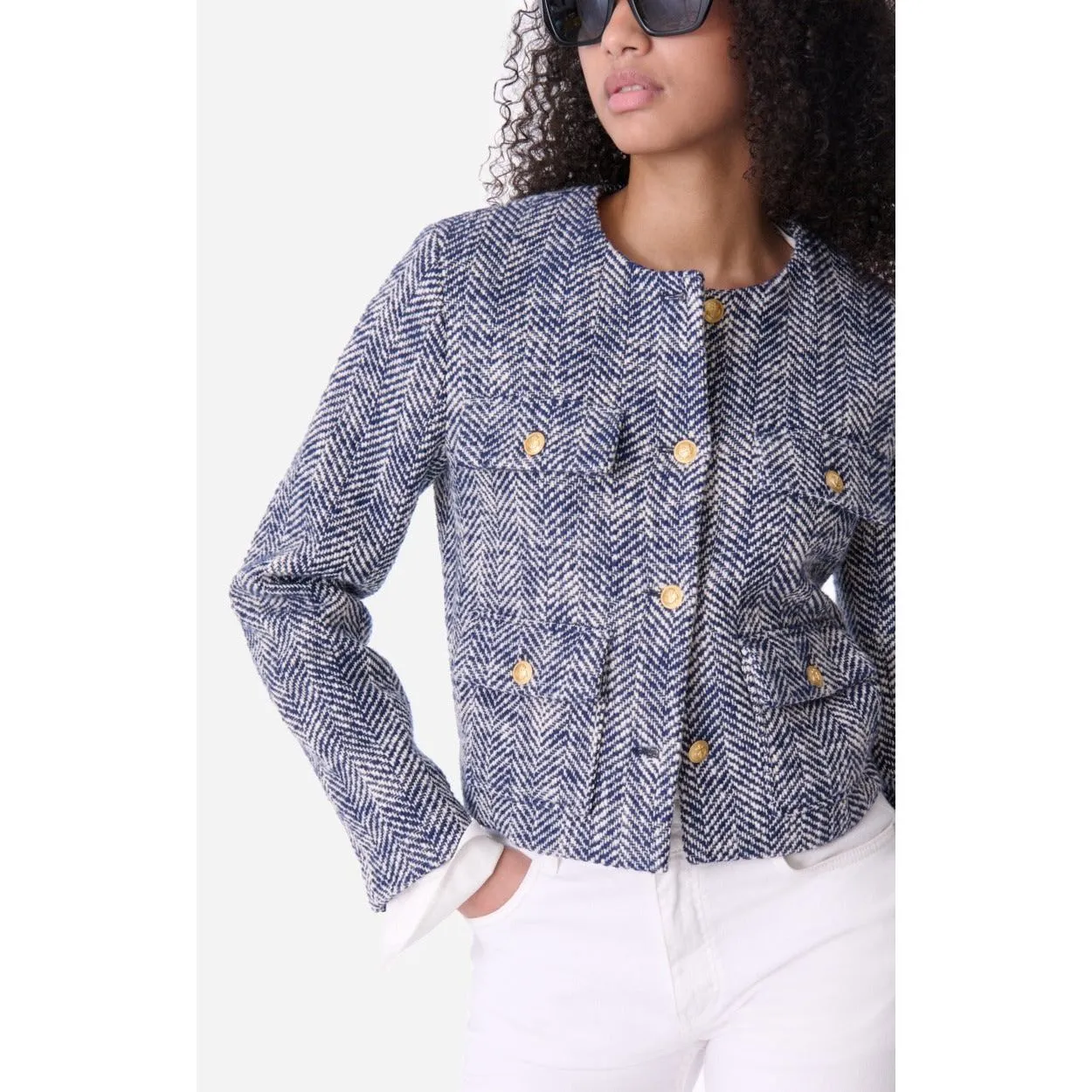 Vanessa Bruno Deana Jacket Navy Blue