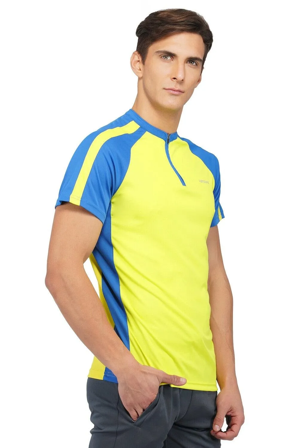 Vendure Sports Men's COOLBlast Zip Up T Shirt | Men | KIBI SPORTS