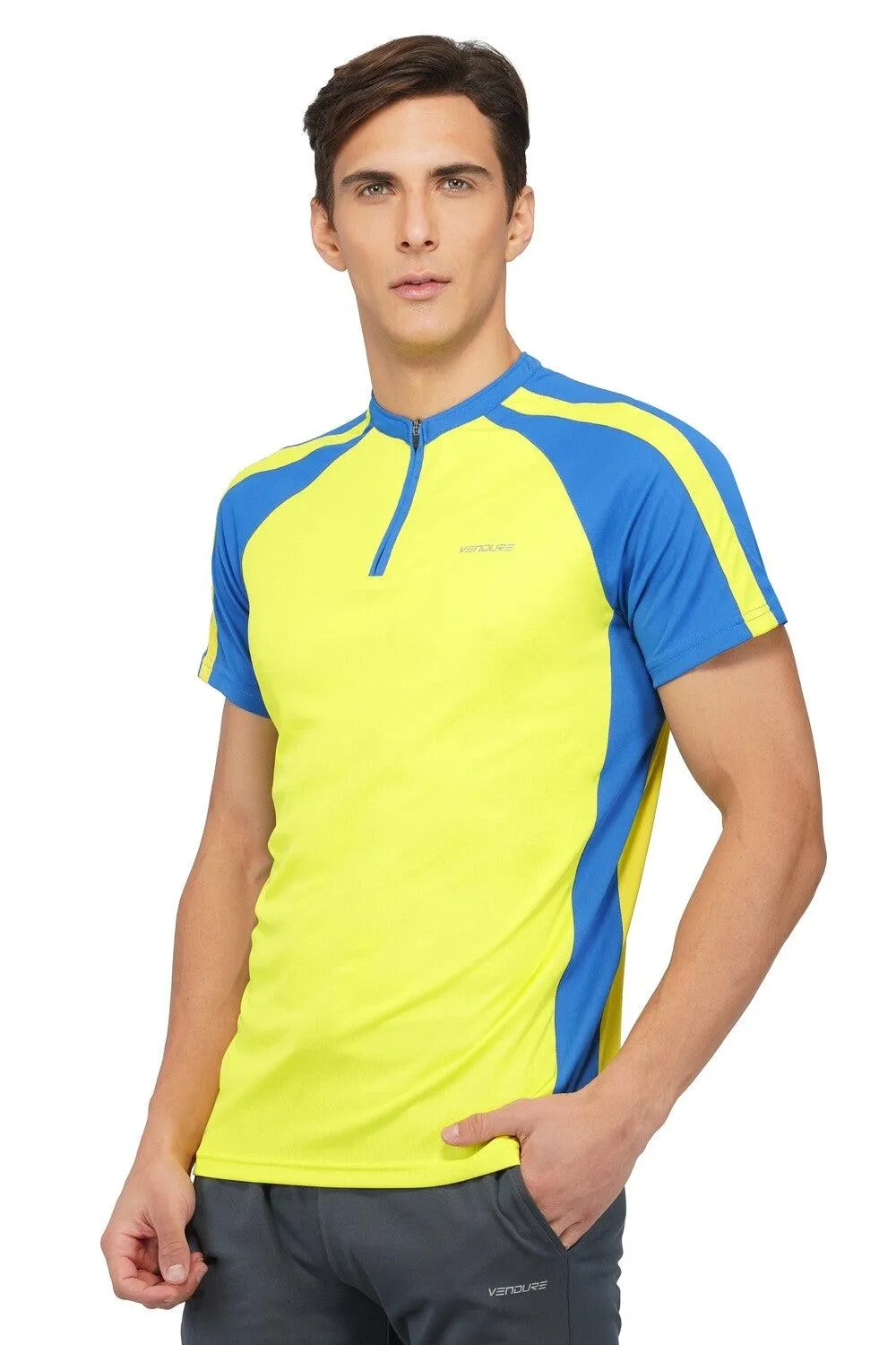 Vendure Sports Men's COOLBlast Zip Up T Shirt | Men | KIBI SPORTS