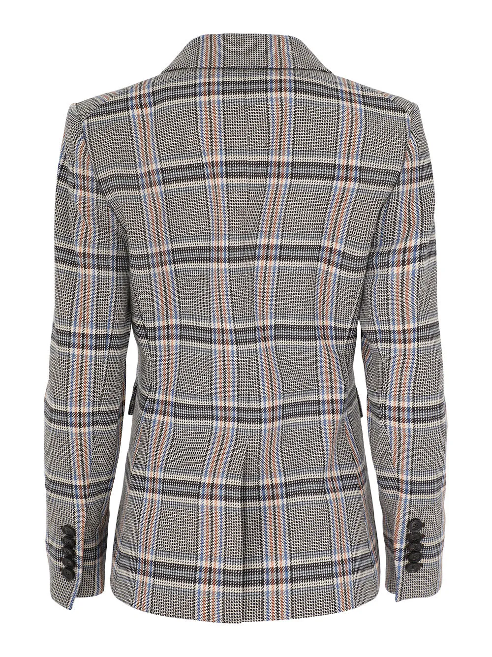 Veronica Beard Miller Dickey Jacket with Elbow Patches in Black Multi