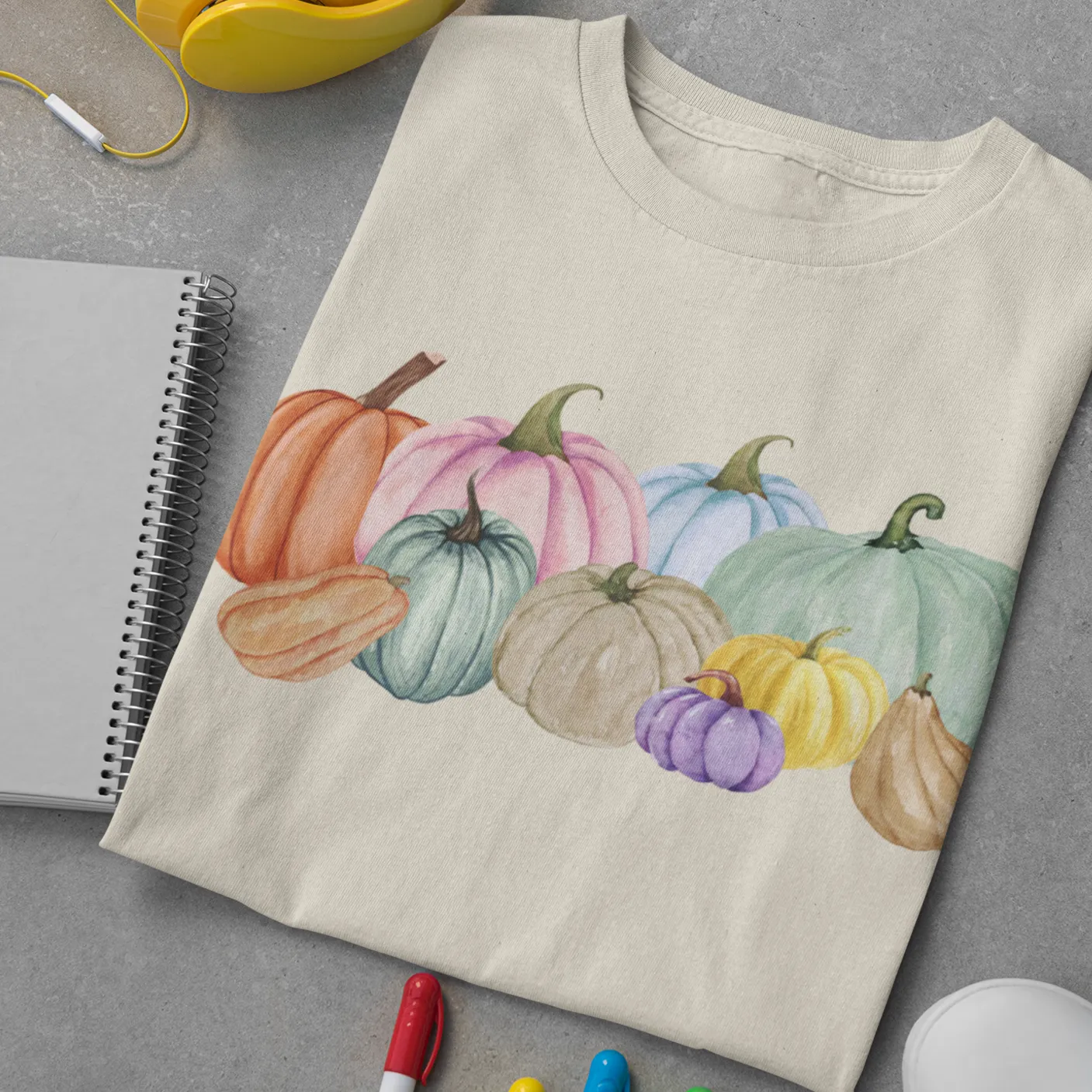 Watercolor Pumpkin shirt, Fall Pumpkin shirt, Colorful Pumpkin shirt, Autumn Shirt, Fall Teacher shirt, Halloween Gift, Thanksgiving shirt