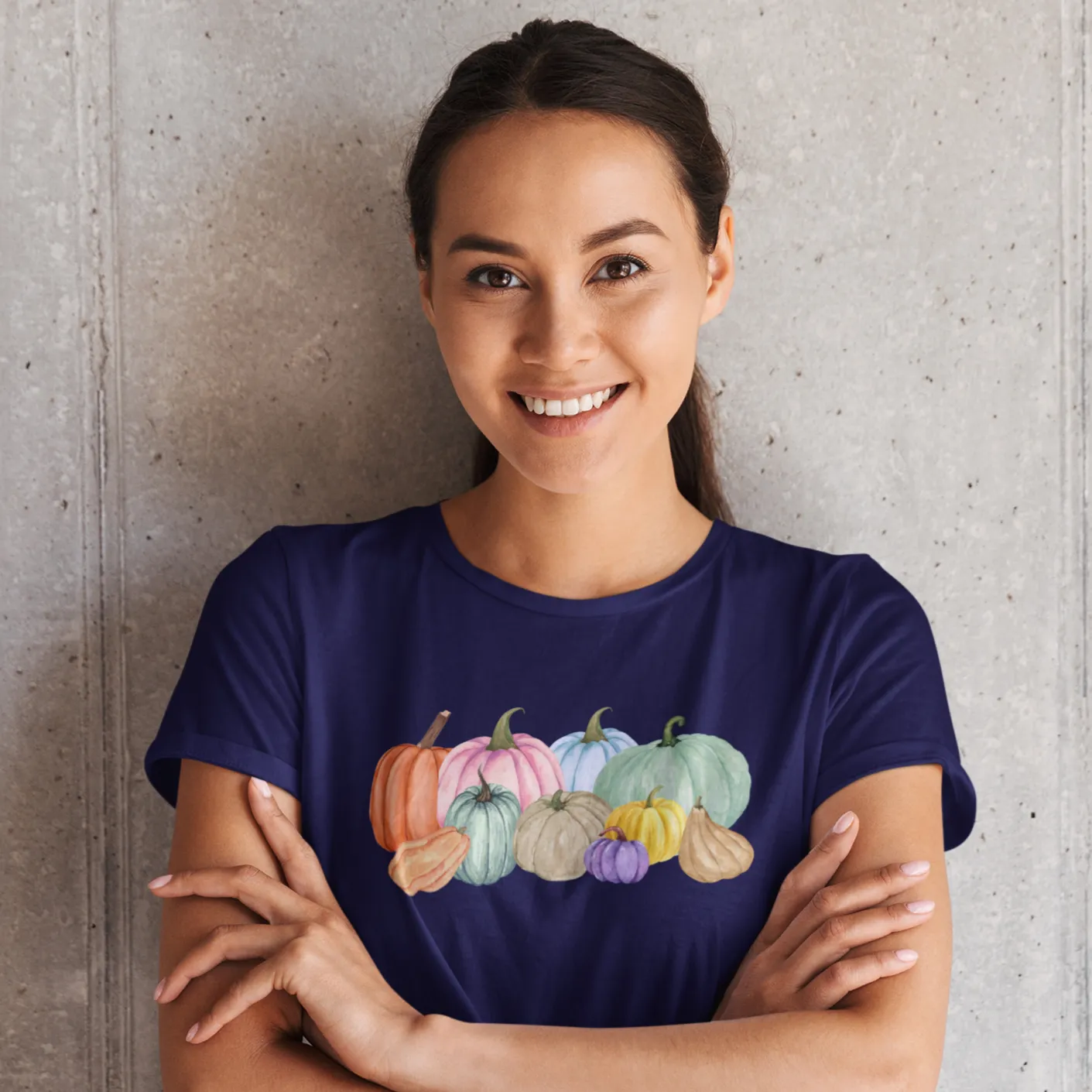 Watercolor Pumpkin shirt, Fall Pumpkin shirt, Colorful Pumpkin shirt, Autumn Shirt, Fall Teacher shirt, Halloween Gift, Thanksgiving shirt