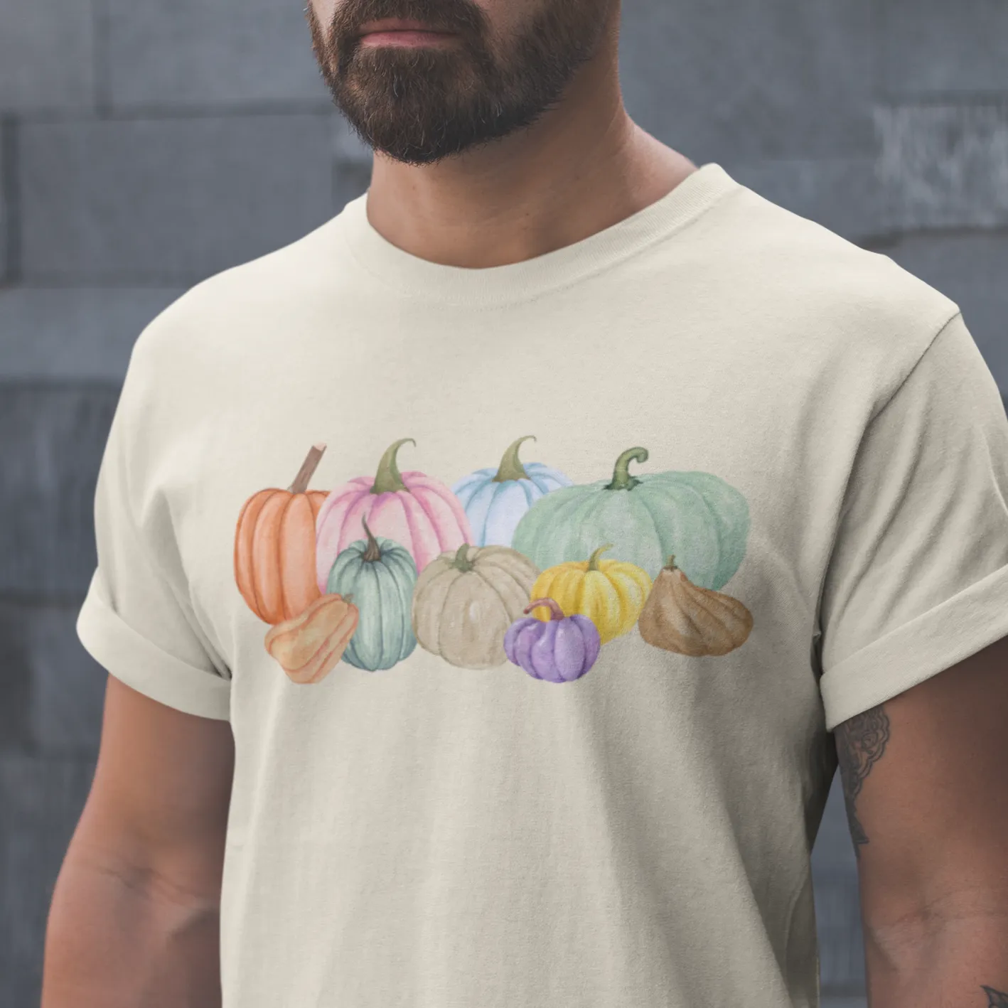 Watercolor Pumpkin shirt, Fall Pumpkin shirt, Colorful Pumpkin shirt, Autumn Shirt, Fall Teacher shirt, Halloween Gift, Thanksgiving shirt