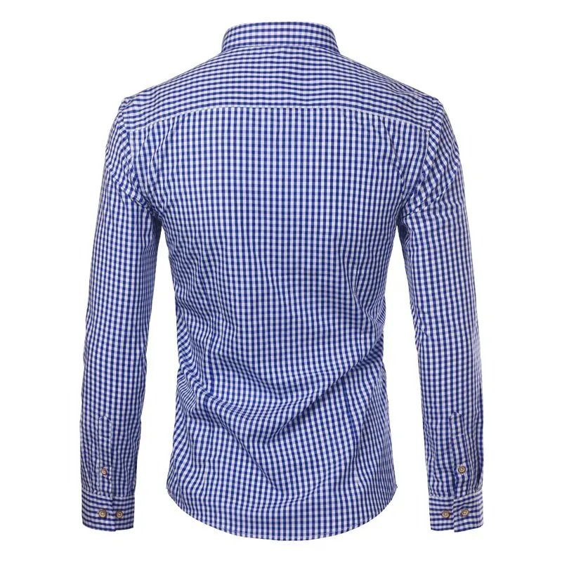 West Louis Plaid Button Down Business Work Shirt