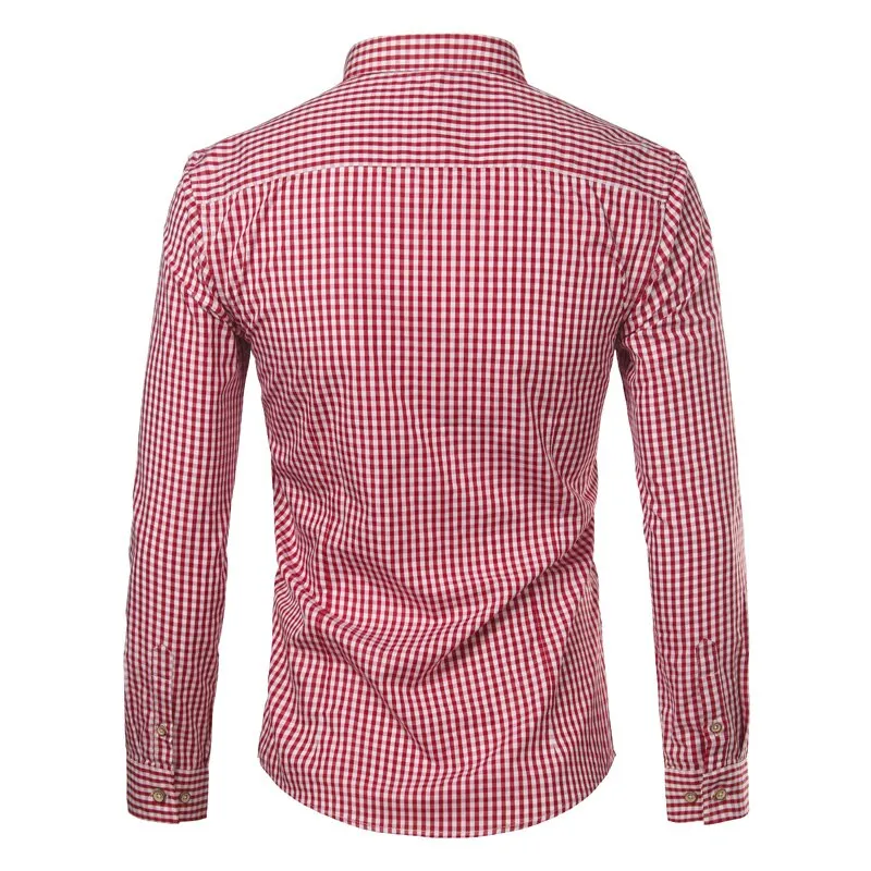 West Louis Plaid Button Down Business Work Shirt