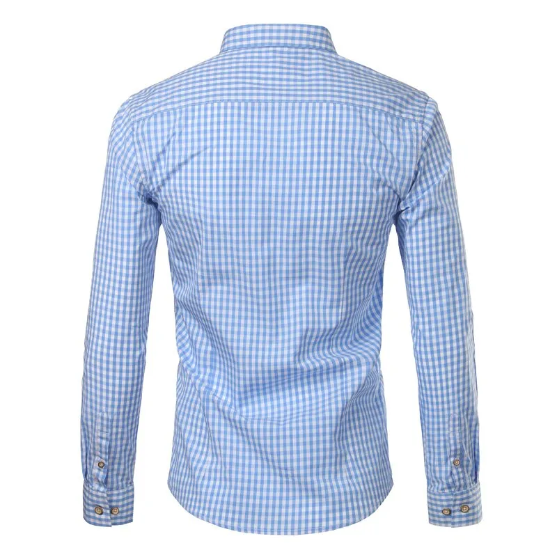 West Louis Plaid Button Down Business Work Shirt