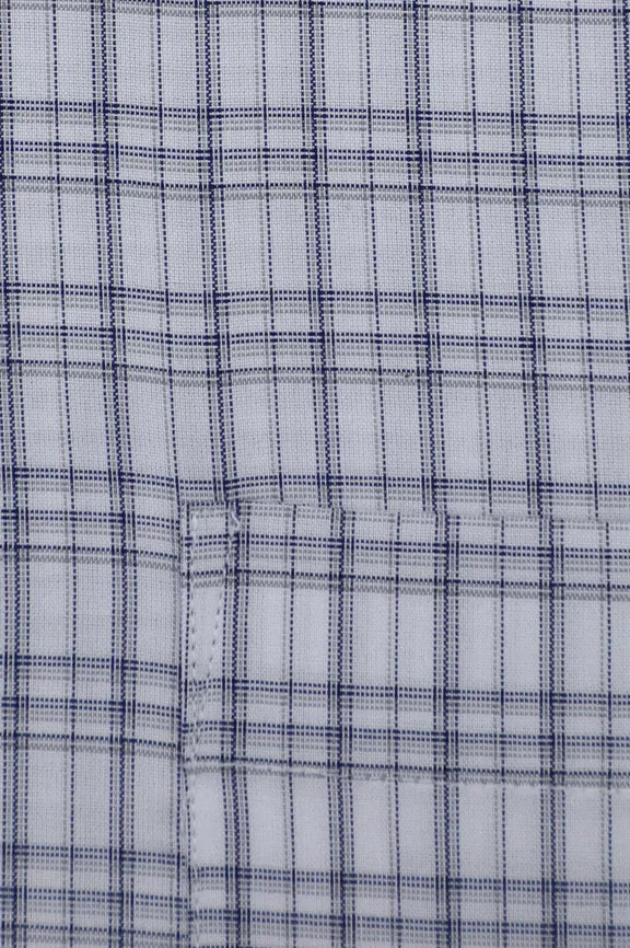 White Check Formal Shirt