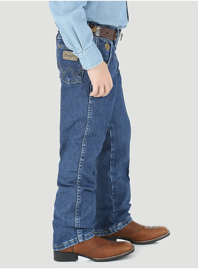 Wrangler Boys George Strait Original Cowboy Cut Heavy Denim Stone Jeans Style 13BGSHD