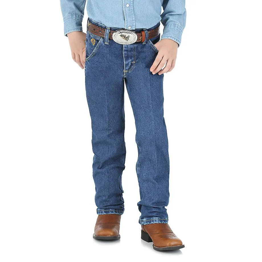 Wrangler Boys George Strait Original Cowboy Cut Heavy Denim Stone Jeans Style 13BGSHD