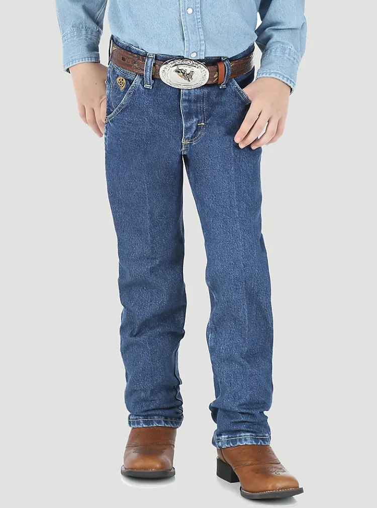 Wrangler Boys George Strait Original Cowboy Cut Heavy Denim Stone Jeans Style 13BGSHD